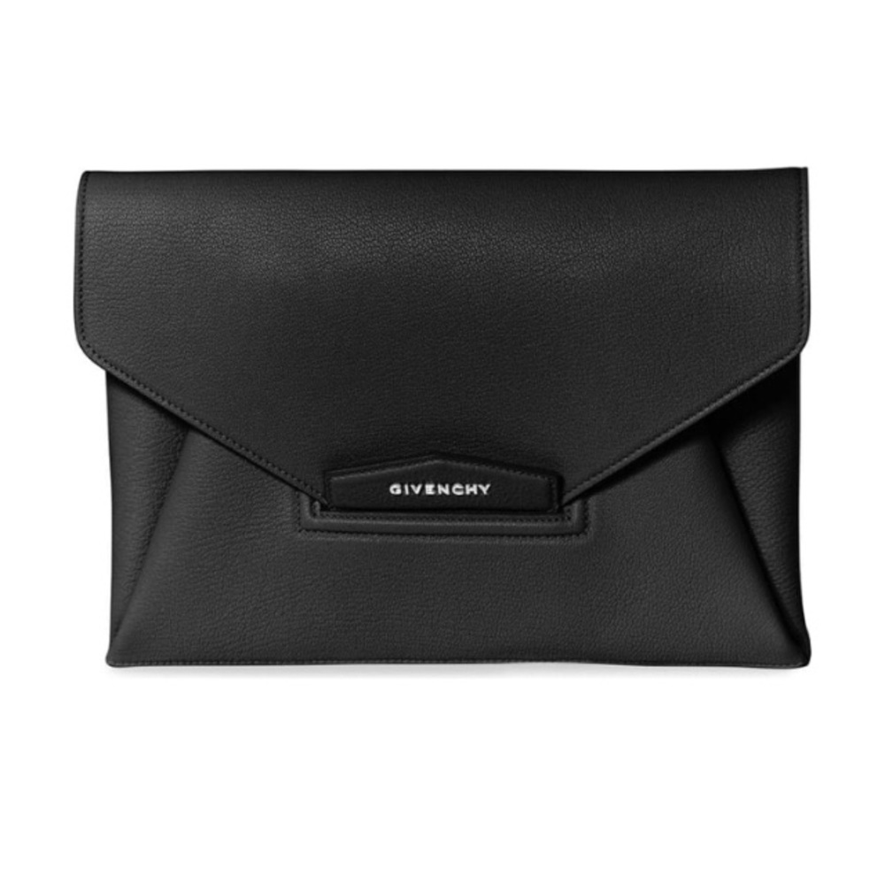 Givenchy Black Antigona Medium Envelope Clutch